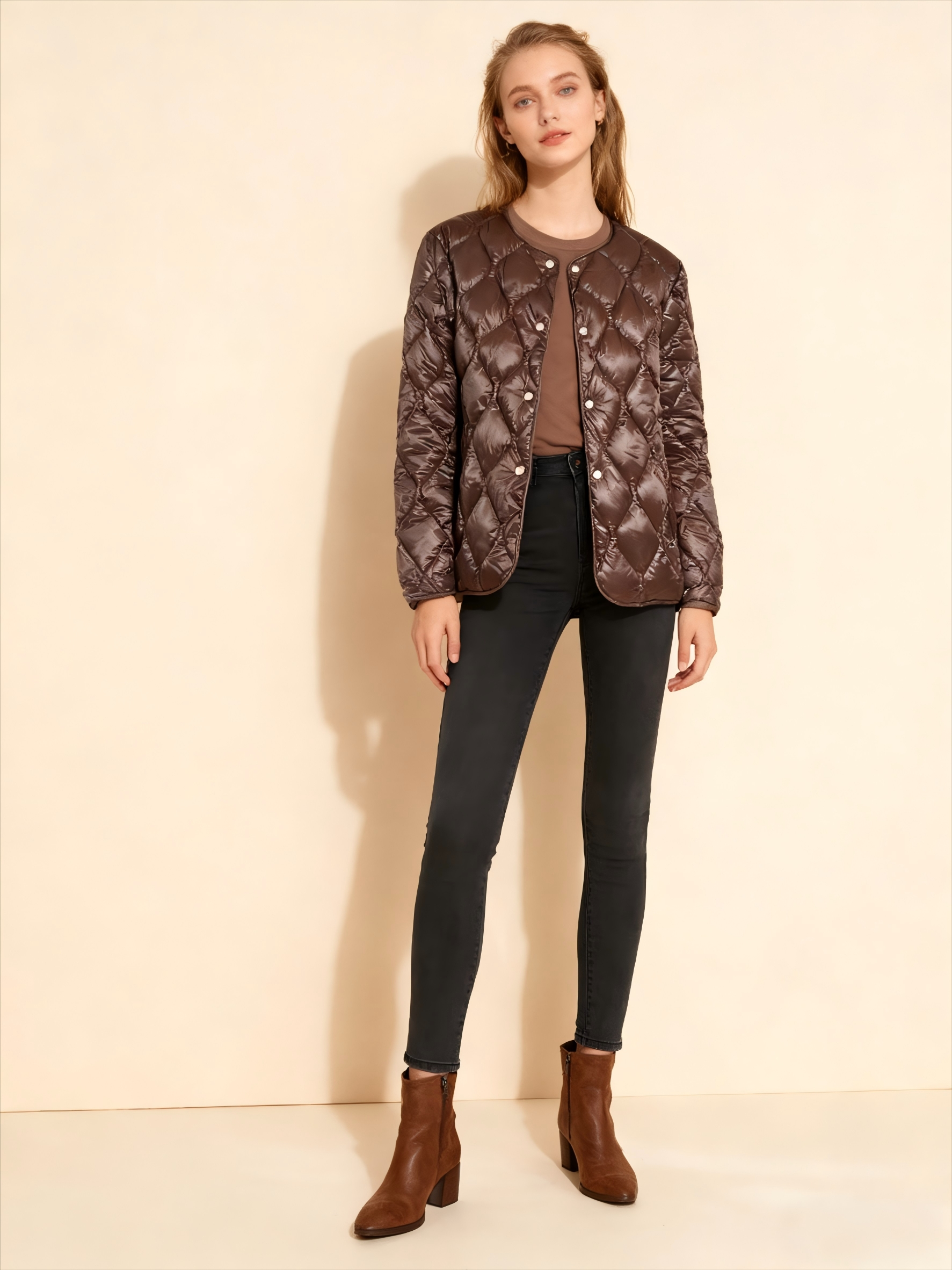 2-in-1 Modular Short Jacket with Quilted Inner Layer