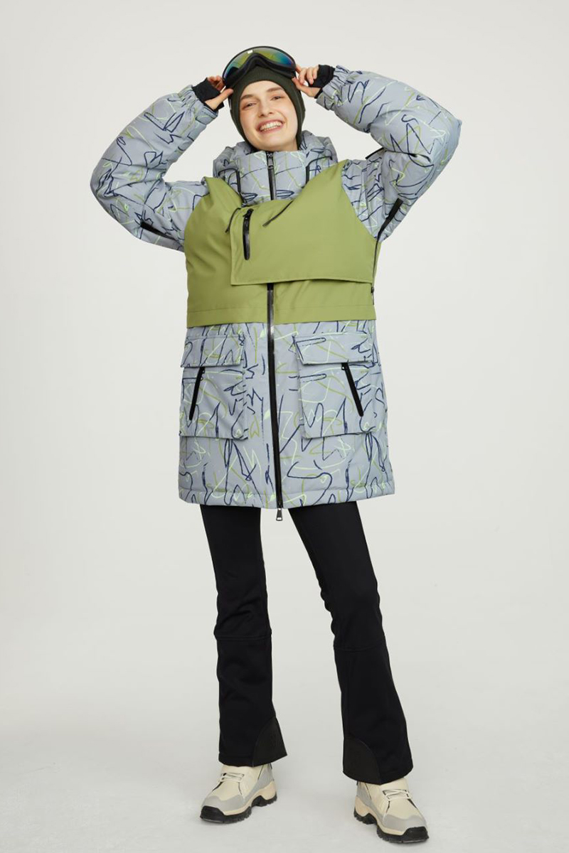 Parka voor damesprint
