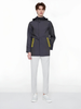 Stylish Waterproof Men's Trench Coat with Detachable Hood