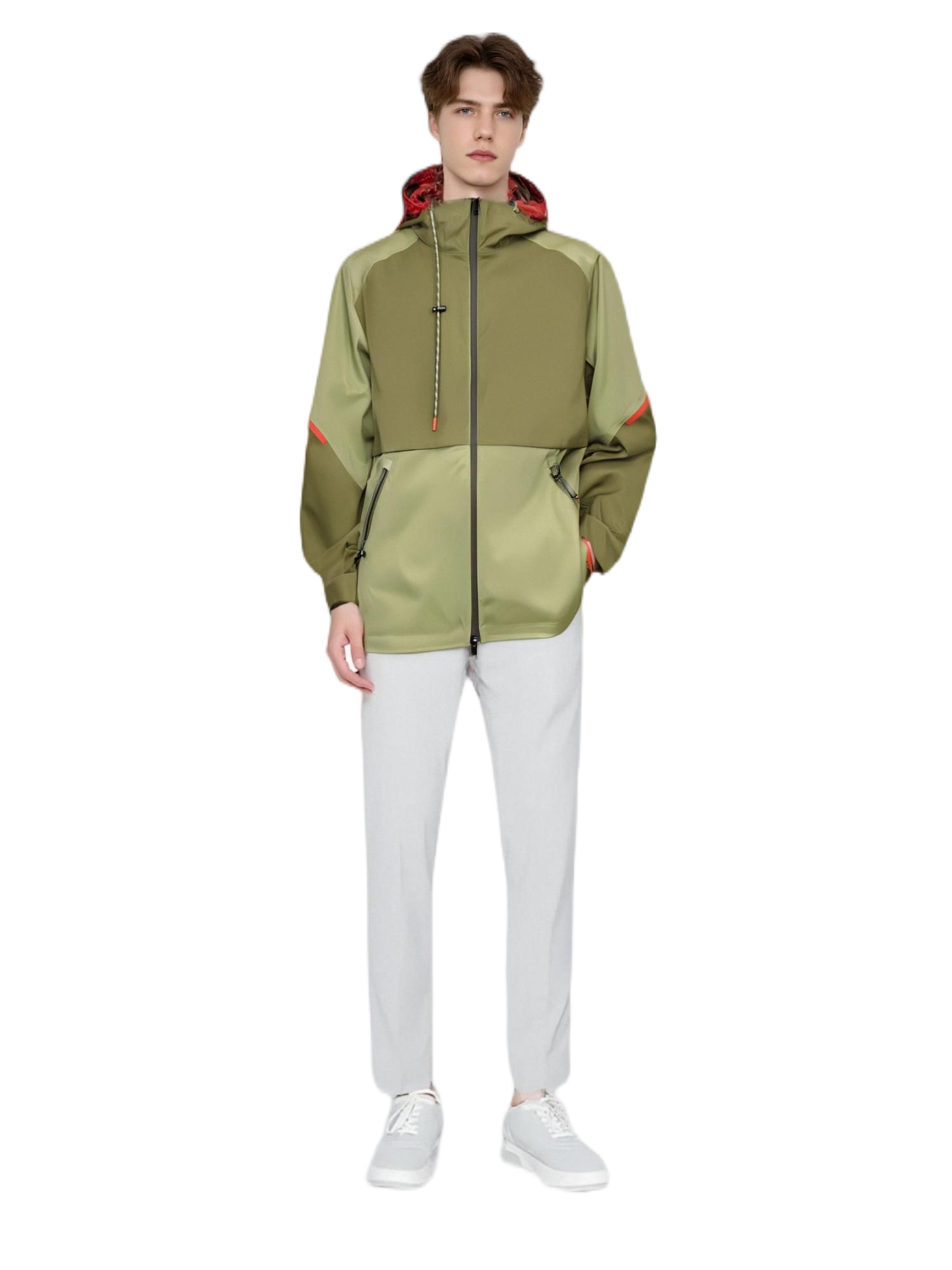 Stylish Waterproof Men's Trench Coat with Detachable Inner Vest