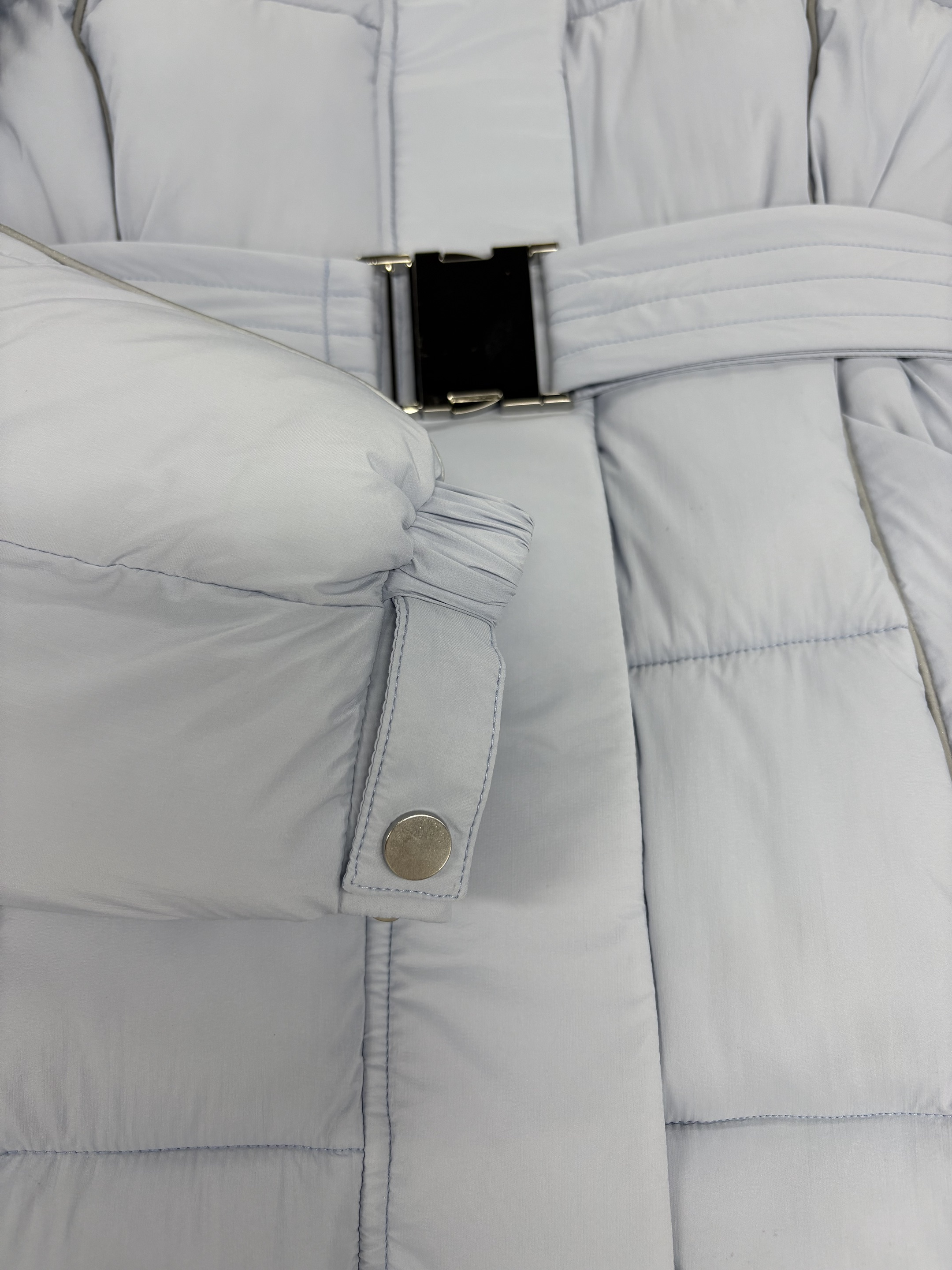 Stylish Ultra - Light Long Women's Down - like Puffer Coat