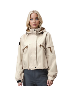 Stylish Waterproof Women's Short Trench Coat