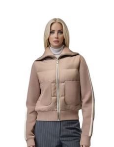  Lightweight Stylish Wool - Mixed Knit Jacket