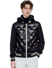 Lightweight Stylish Detachable - Hood Mixed - Fabric Men’s Jacket