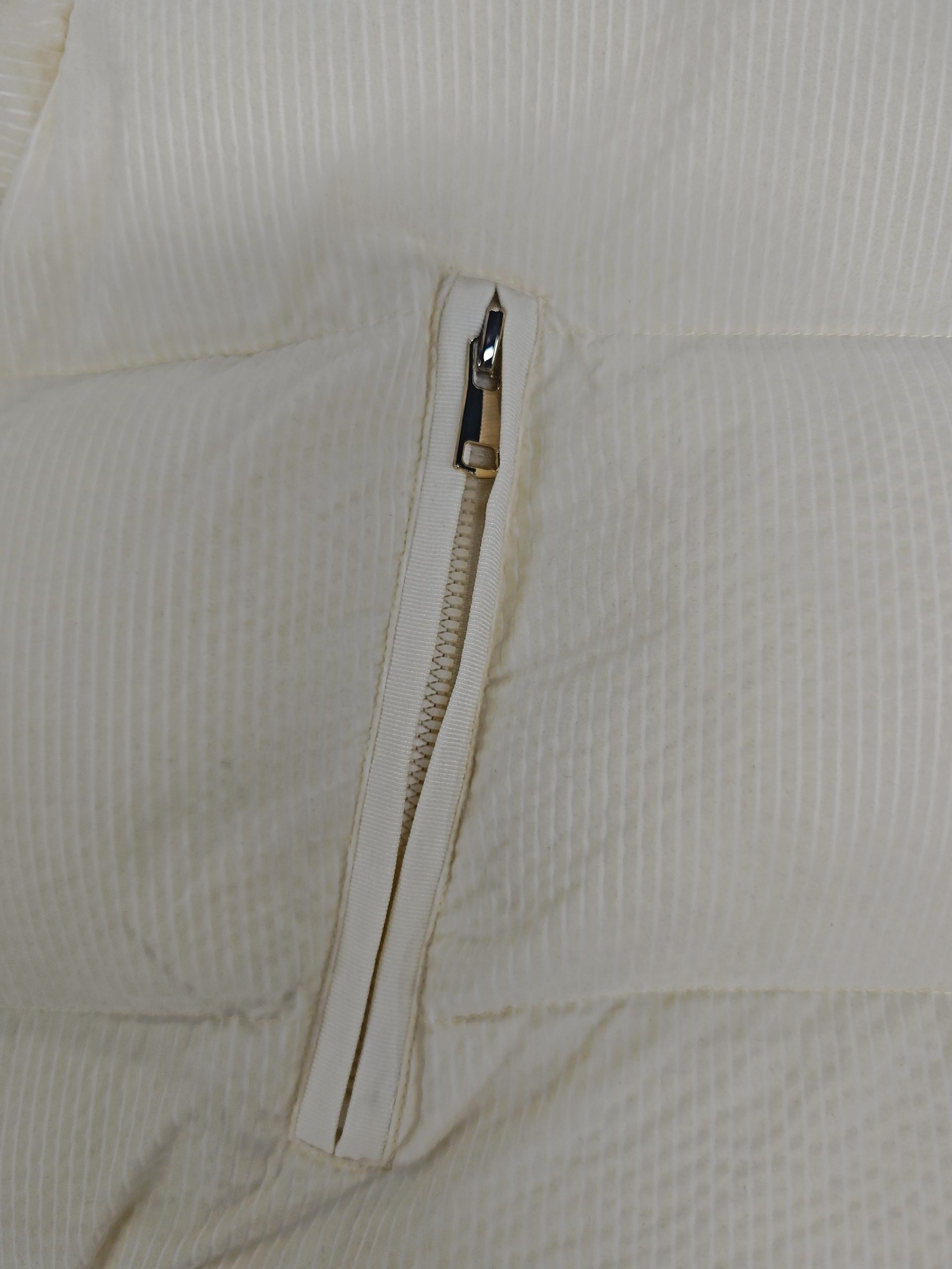 Corduroy & Matte Mixed Short Puffer Coat - Contrast Double Stand Collar Water-Repellent 