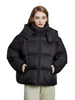 Winter Hooded Loose Fit Ultra-Light Goose Down Puffer Jacket, Warm And Thick