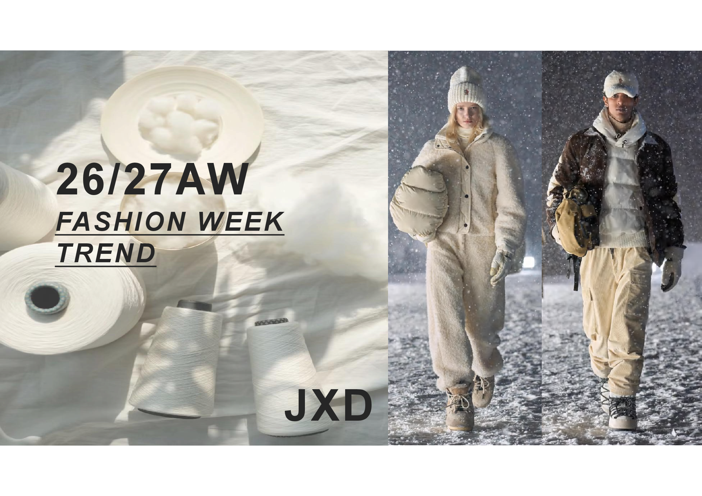 JXD AW26/27 Trend tedna mode