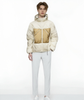 Ultra - Light Stylish Color - Blocked Men's Down - like Jacket