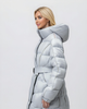 Stylish Ultra - Light Long Women's Down - like Puffer Coat