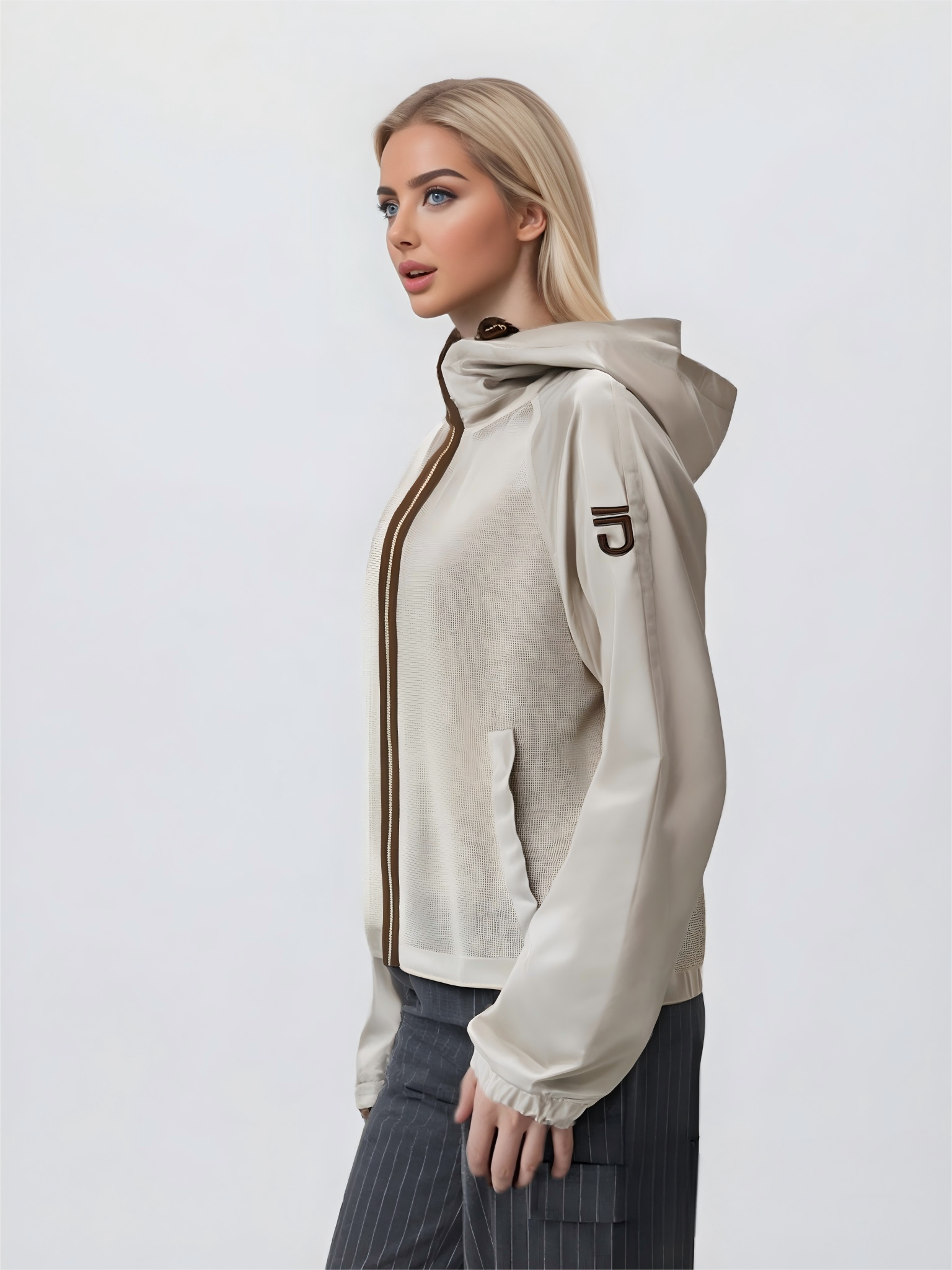 Stijlvol casual patchwork jas-comfortabel en lichtgewicht