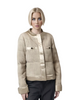Lahka stilska tweed Patchwork Pearled Nylon Jacket
