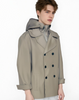 Stylish Waterproof Men's Double - Breasted Trench Coat