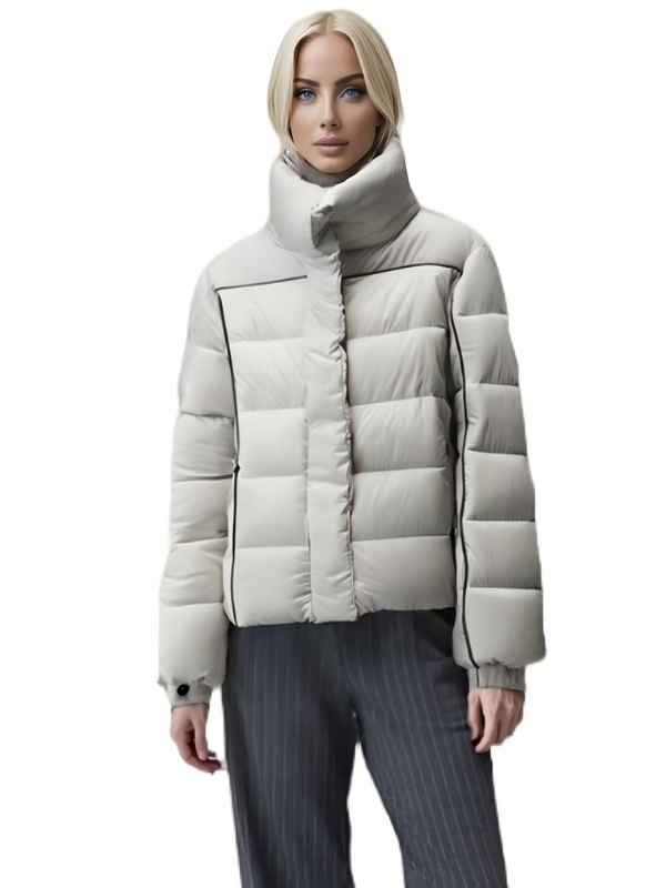 Stylish Ultra - Light Women's Down - like Puffer Coat
