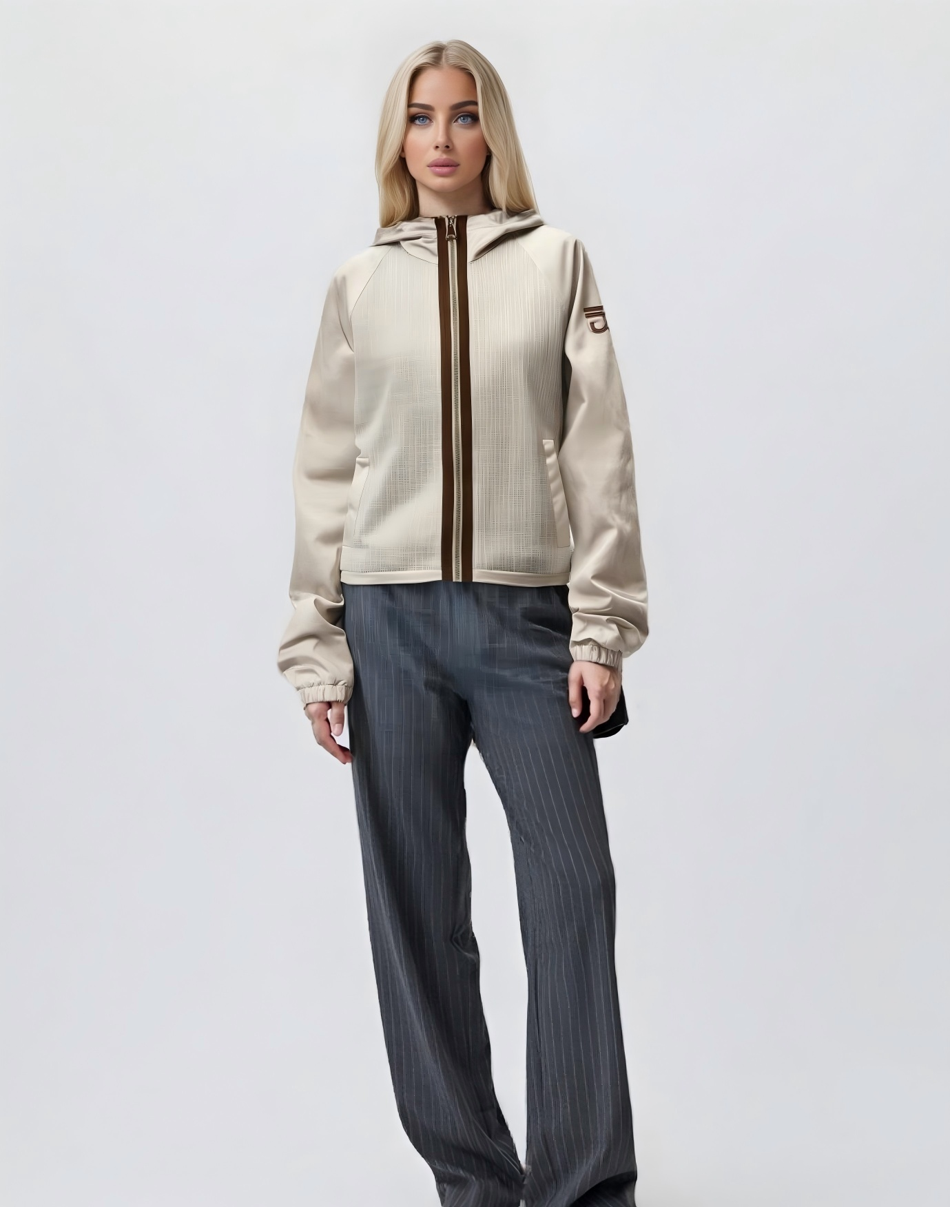 Stijlvol casual patchwork jas-comfortabel en lichtgewicht
