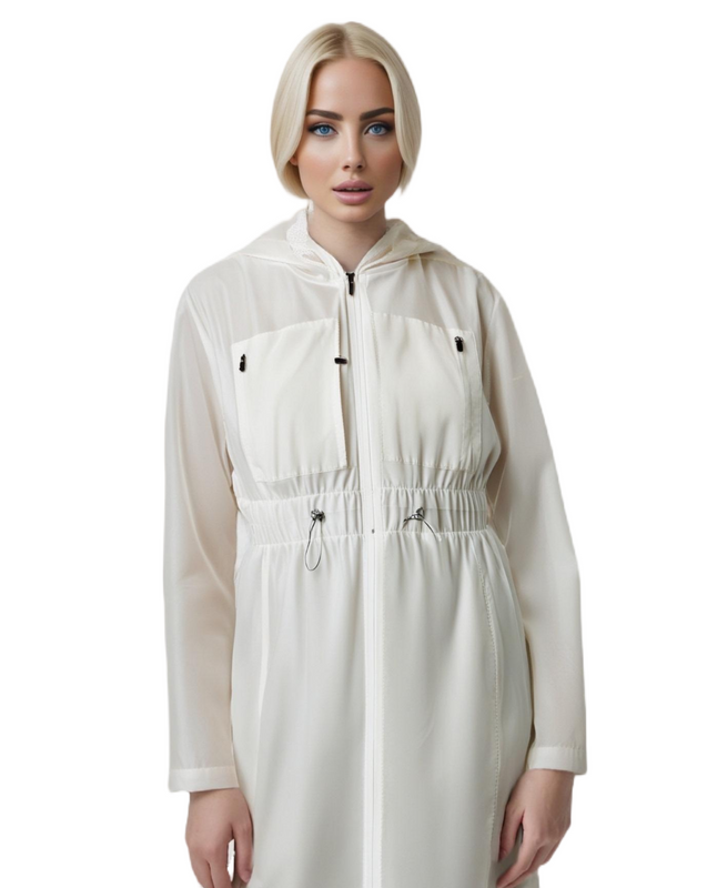 Ultra - Light Stylish Long - Length Windproof Women's Coat