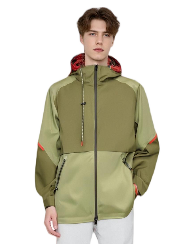 Stylish Waterproof Men's Trench Coat with Detachable Inner Vest