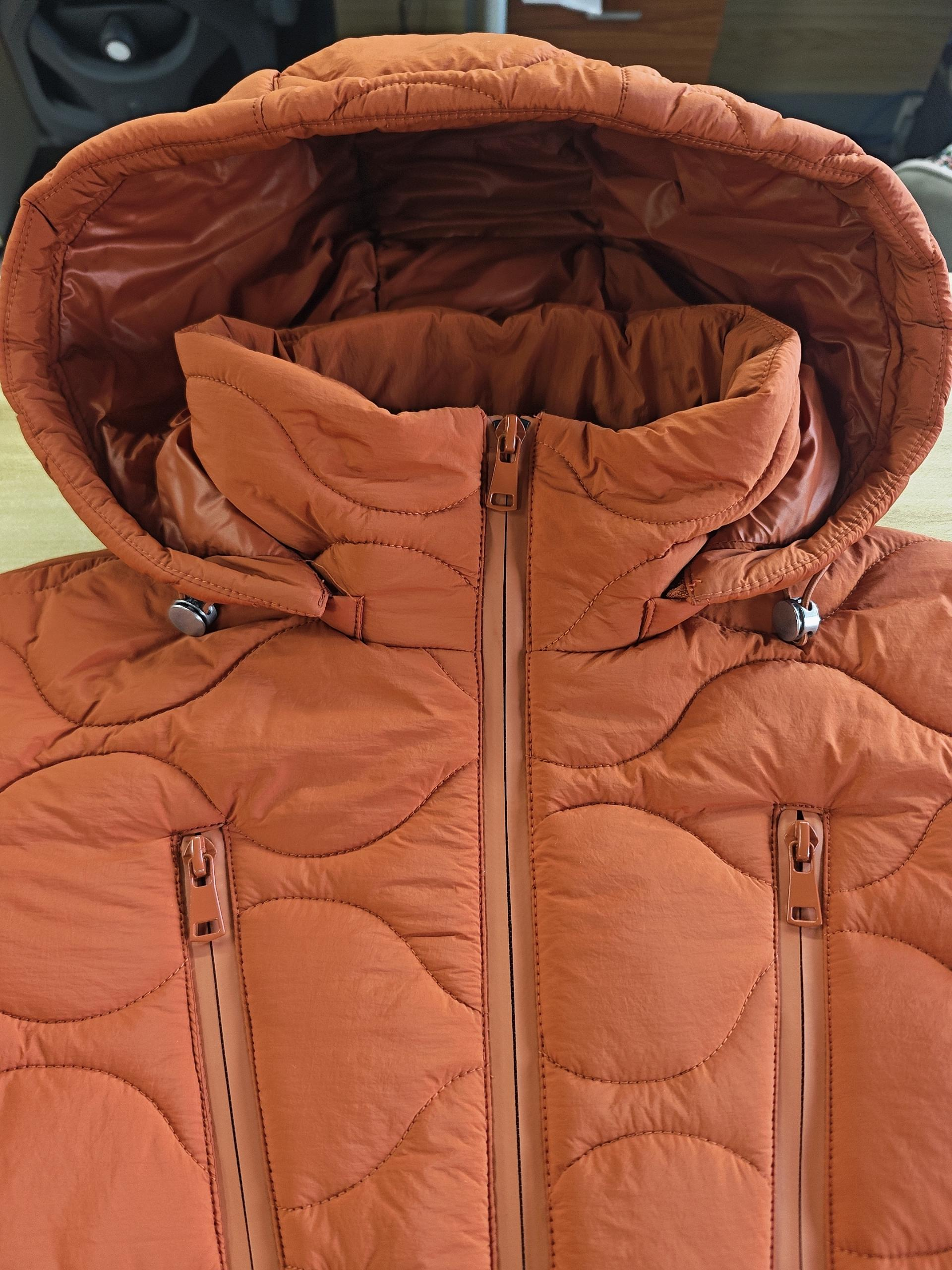 Short Lightweight Coat with Matte Nylon