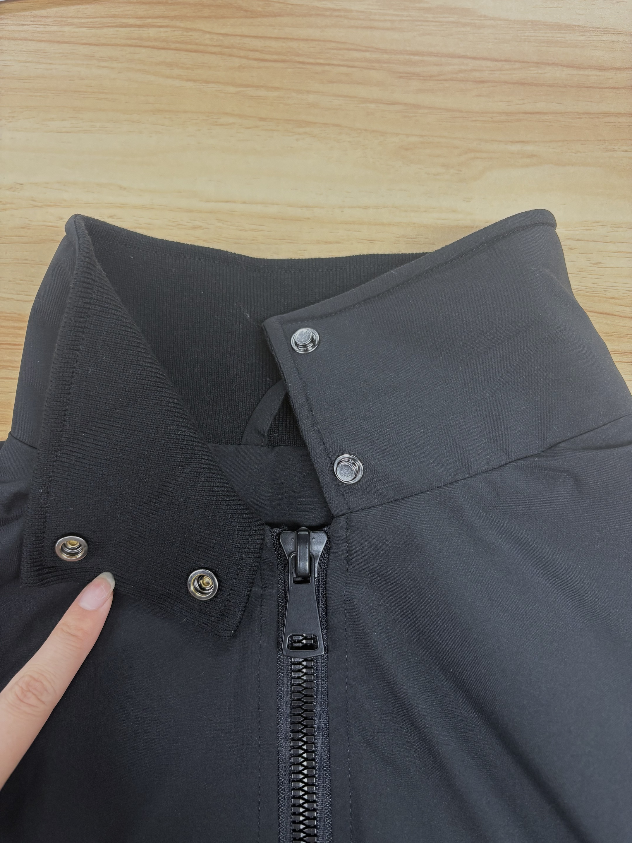 Stylish Jacquard Stand - Collar Women's Casual Jacket