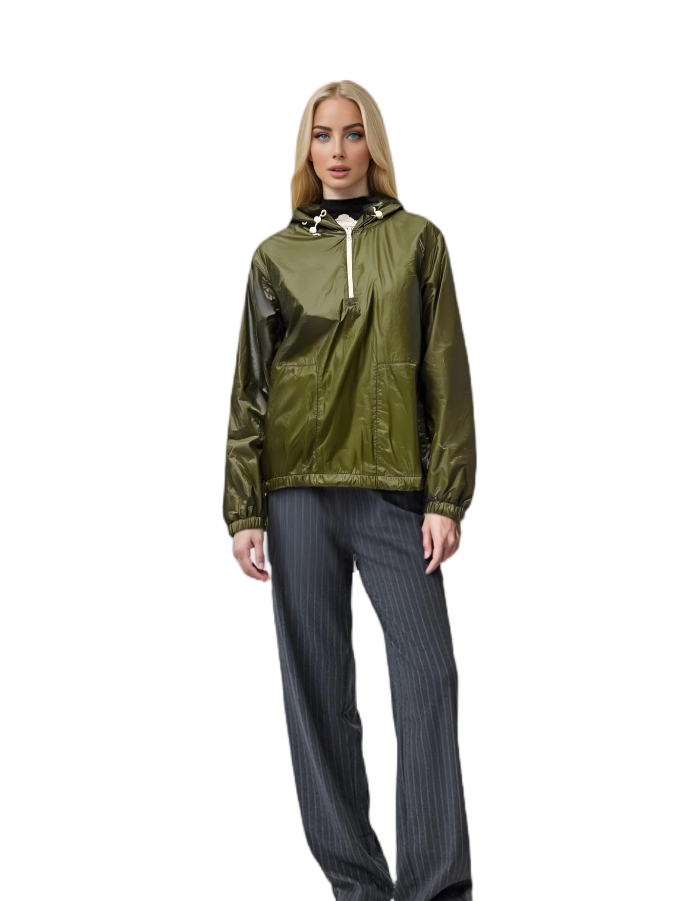 Ultra - Light Stylish Windproof Hooded Women's Jacket