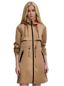 Stylish Contrast - Color Waterproof and Breathable Raincoat Jacket
