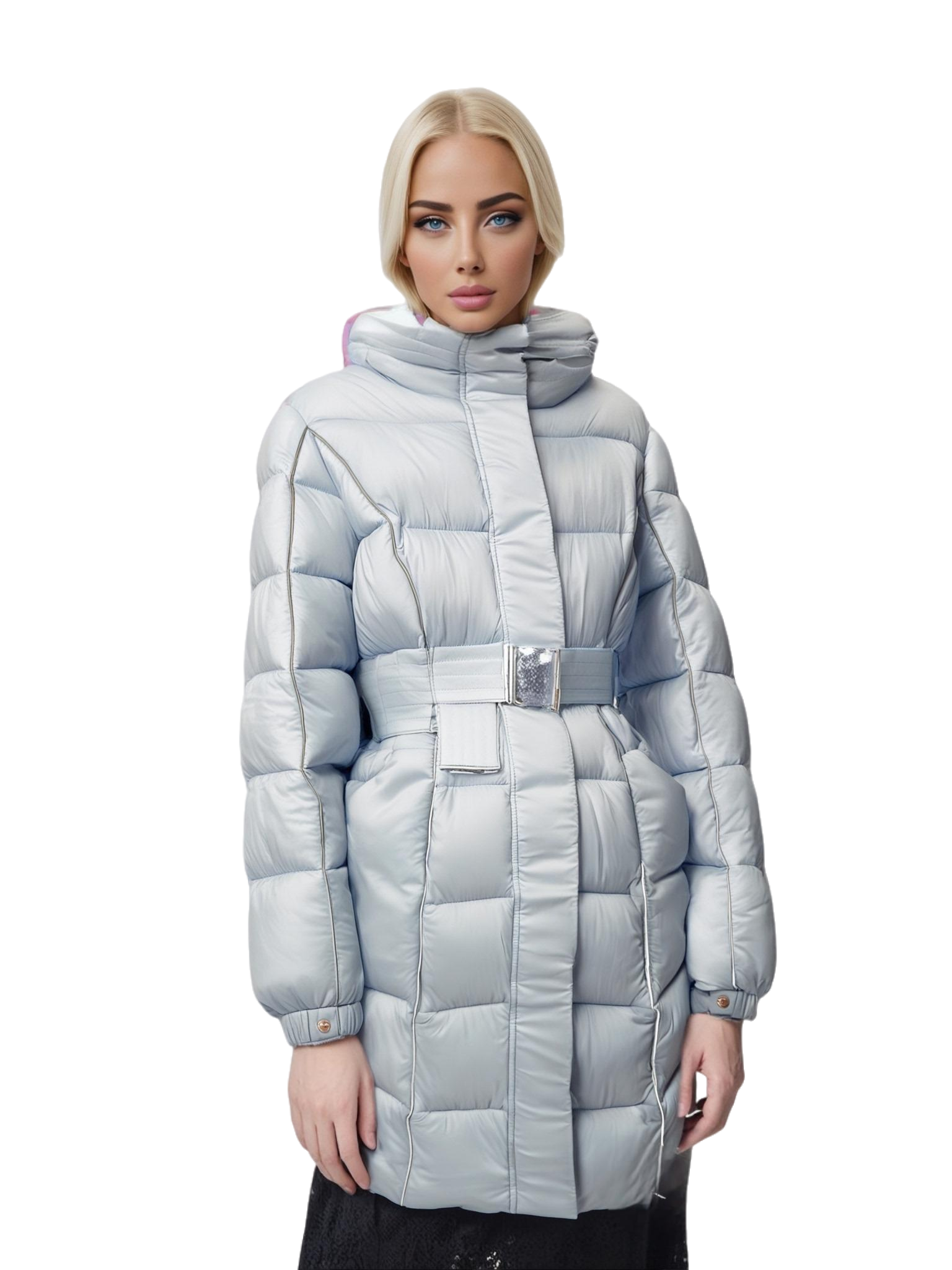 Stylish Ultra - Wanawake Warefu Warefu - Kama Kanzu ya Puffer