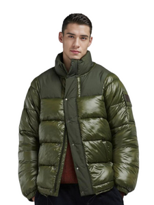 Heren gewatteerde puffer jas