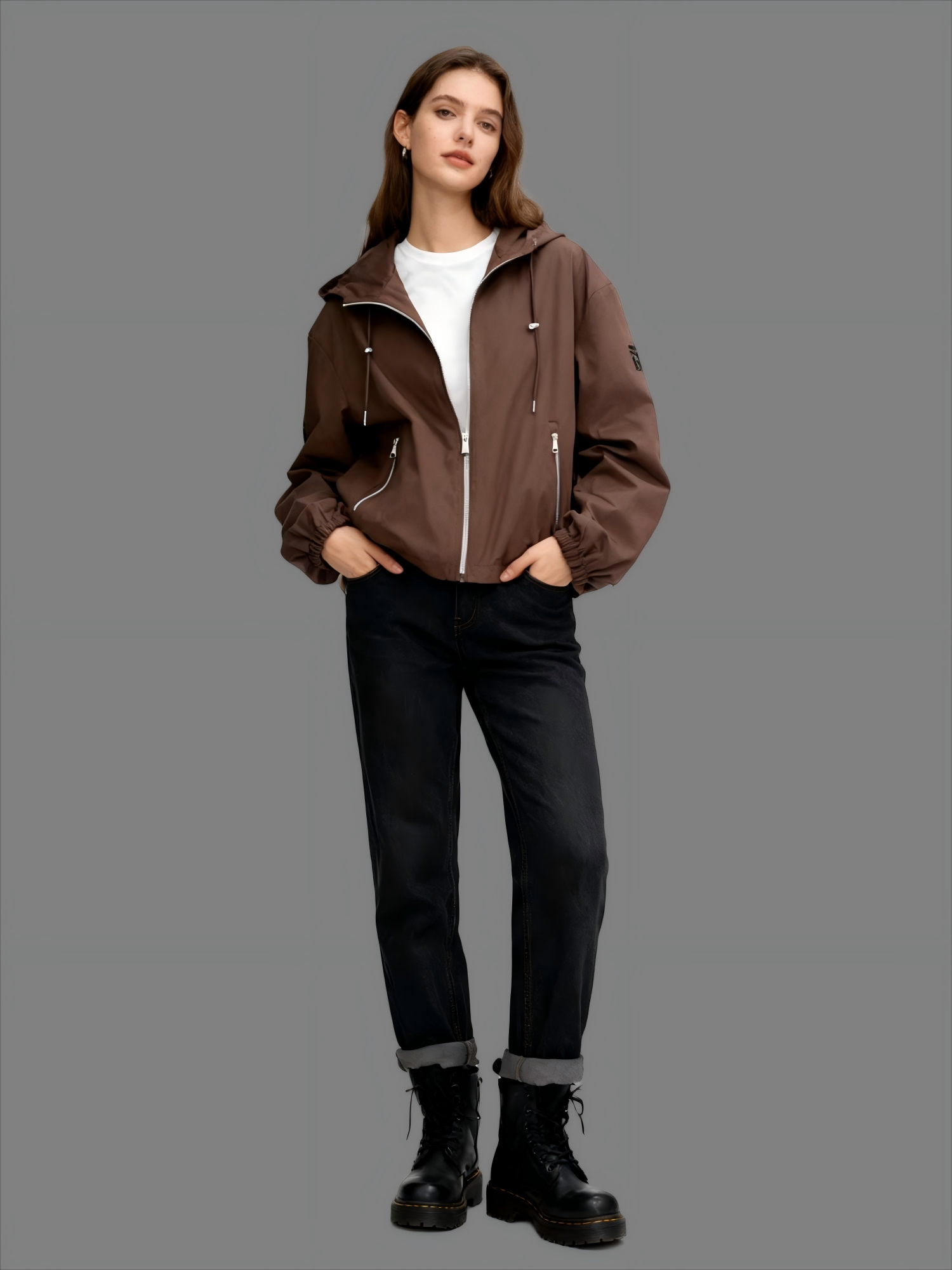 2-in-1 Modular Short Jacket with Quilted Inner Layer