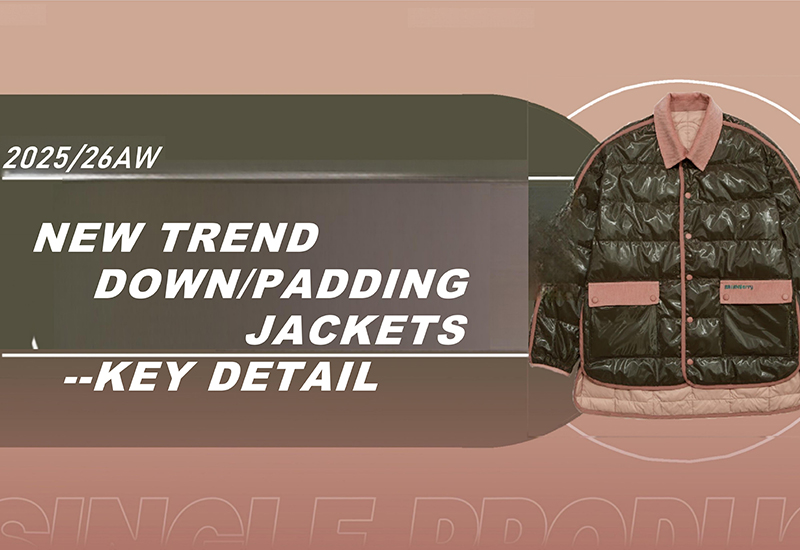 25/26AW Novi trend: Podrobnosti o ključih Jackets Down/Padding