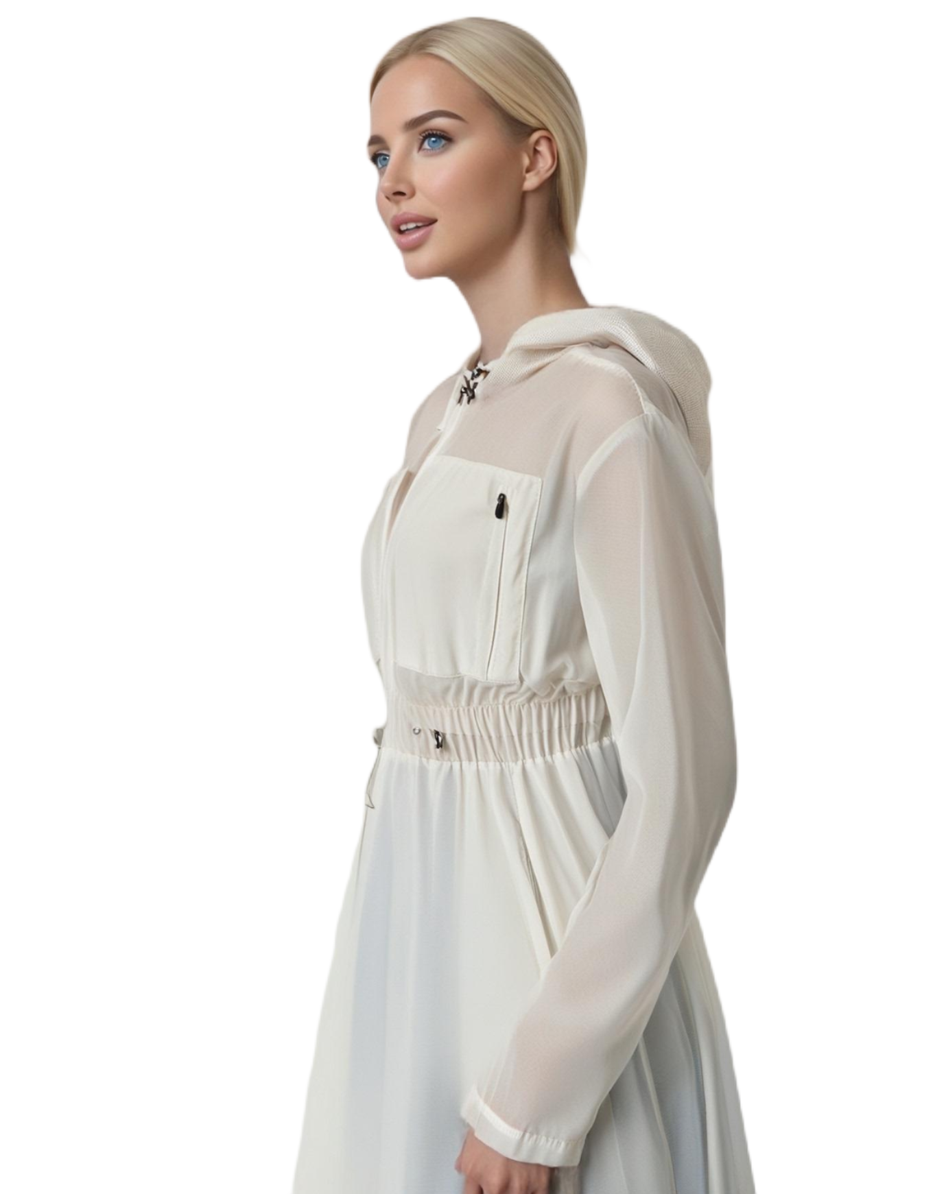 Ultra - Light Stylish Long - Length Windproof Women's Coat