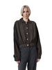 Stylish Jacquard Cropped Women's Casual Jacket