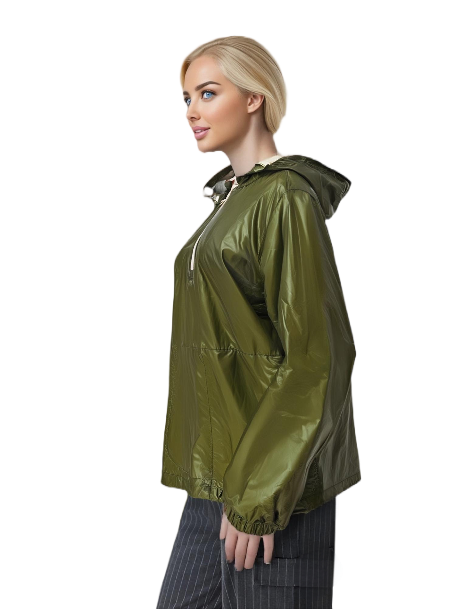 Ultra - Light Stylish Windproof Hooded Women's Jacket