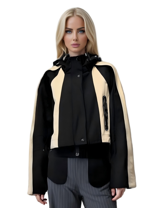 Stylish Casual Contrast - Color Jacket