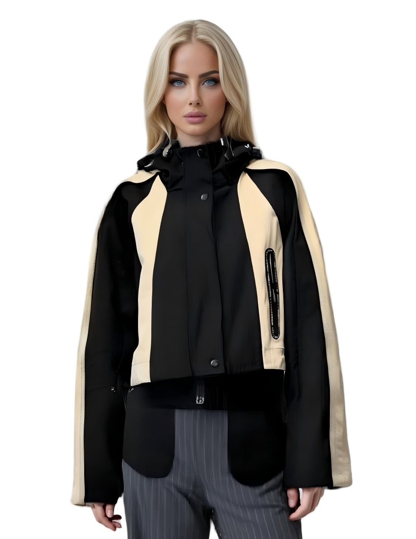 Stylish Casual Contrast - Color Jacket
