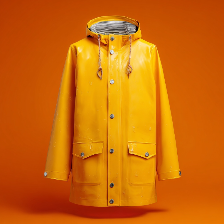 Yellow raincoat