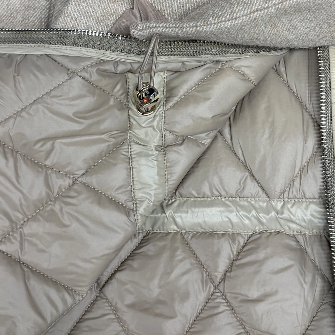 2-in-1 Modular Blazer-Collar Jacket with Quilted Vest 