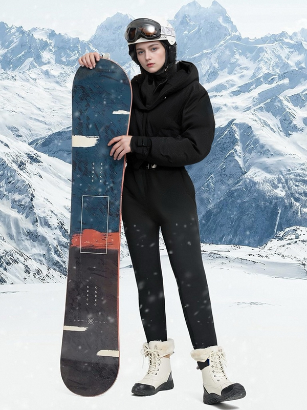 Matte Ski Suit with Matte Nickel Trims