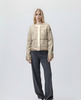 Lahka stilska tweed Patchwork Pearled Nylon Jacket