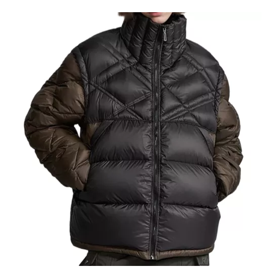 Black and Brown Puffer Jackets _532_532