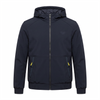  Men’s Lightweight Quilted Hooded Bomber Jacket – Water-Repellent Twill, Casual to Smart Outerwear