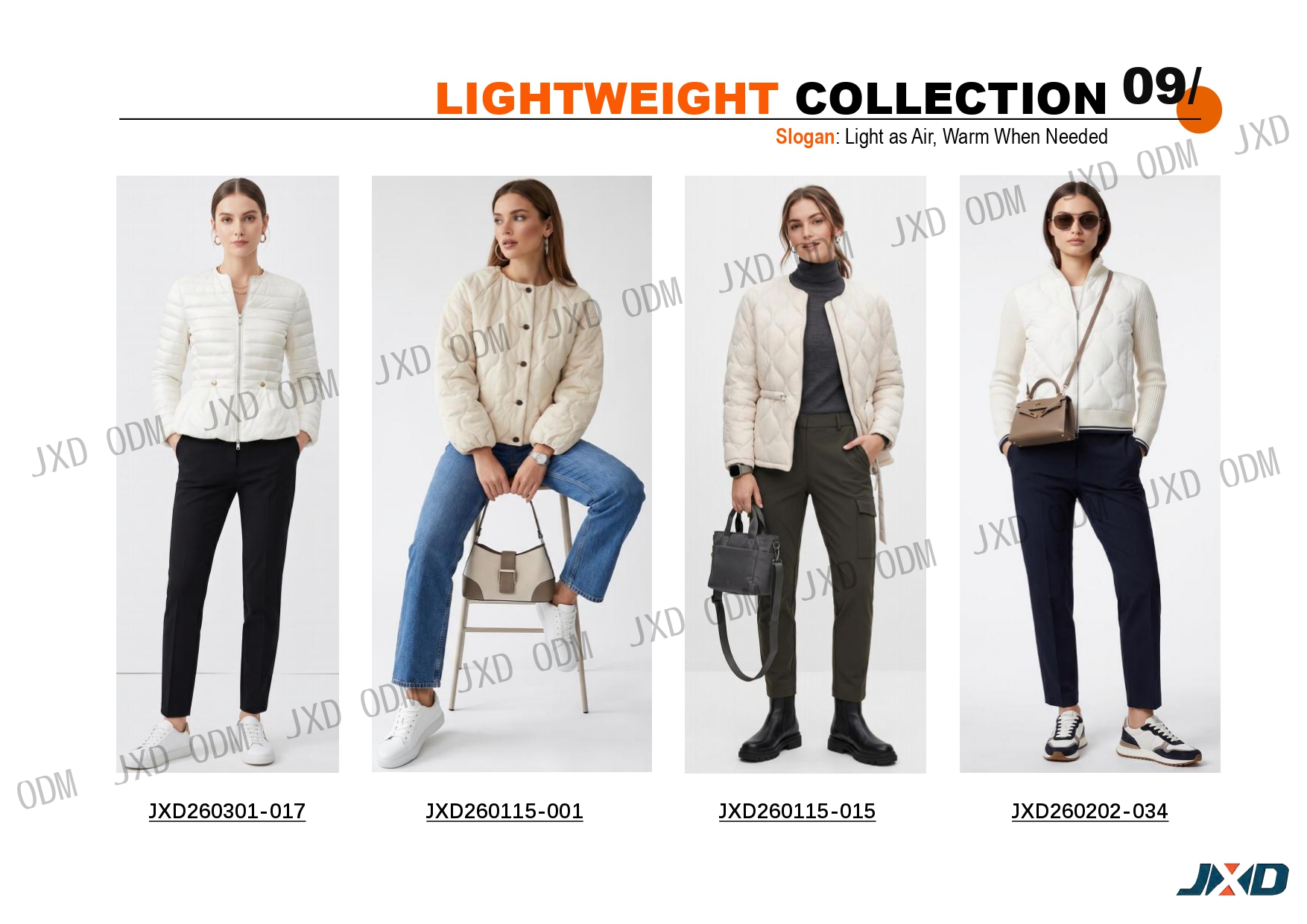 ODM catalog from JXD