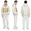 Ultra - Light Stylish Color - Blocked Men's Down - like Jacket