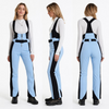 Women's Dual-Ski Pants Stylish Slim-Fit Waterproof Suspender Pants