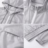 Women’s Sheer Transparent Hooded Windbreaker – Lightweight Water-Repellent, Boxy Relaxed Fit, Everyday Layering