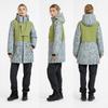 Women's Print Parka - Stylish and Warm Winter Outerwear