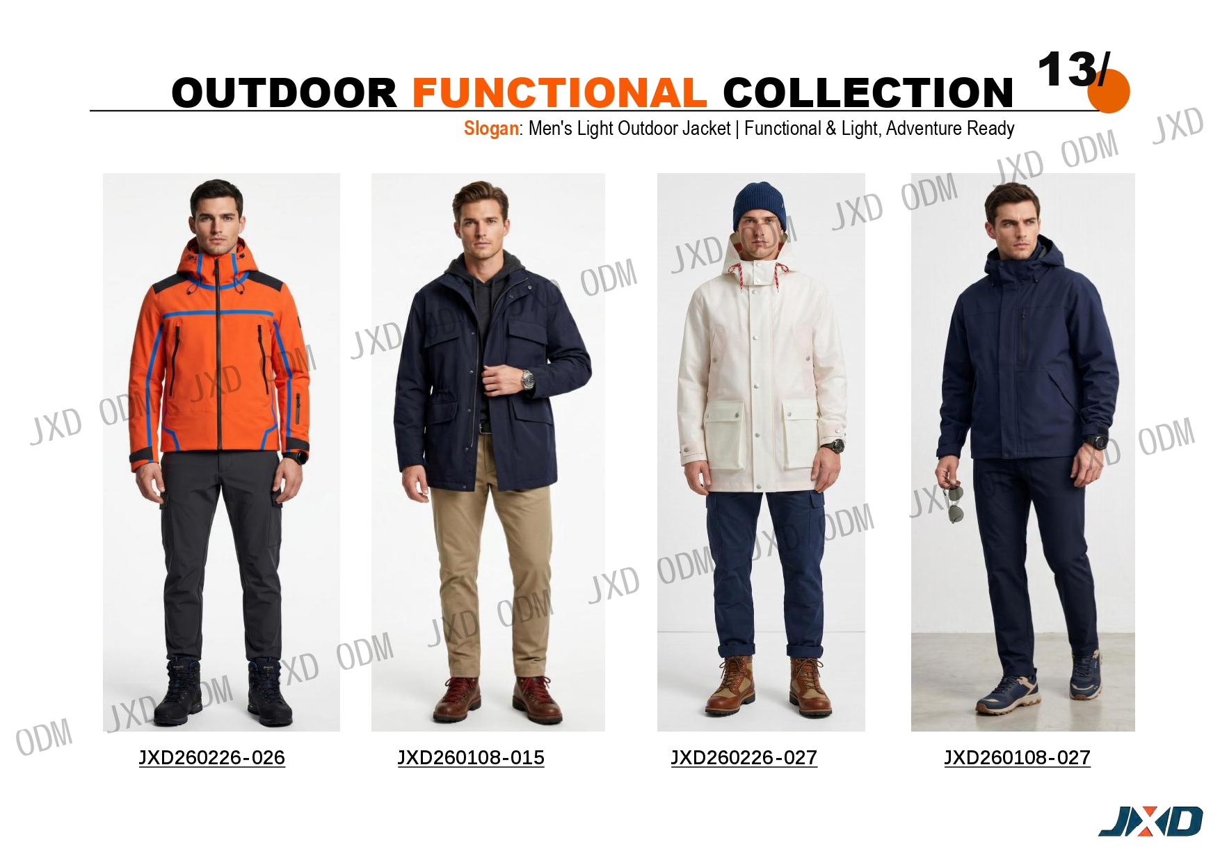 ODM catalog from JXD