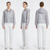 Women’s Sheer Transparent Hooded Windbreaker – Lightweight Water-Repellent, Boxy Relaxed Fit, Everyday Layering
