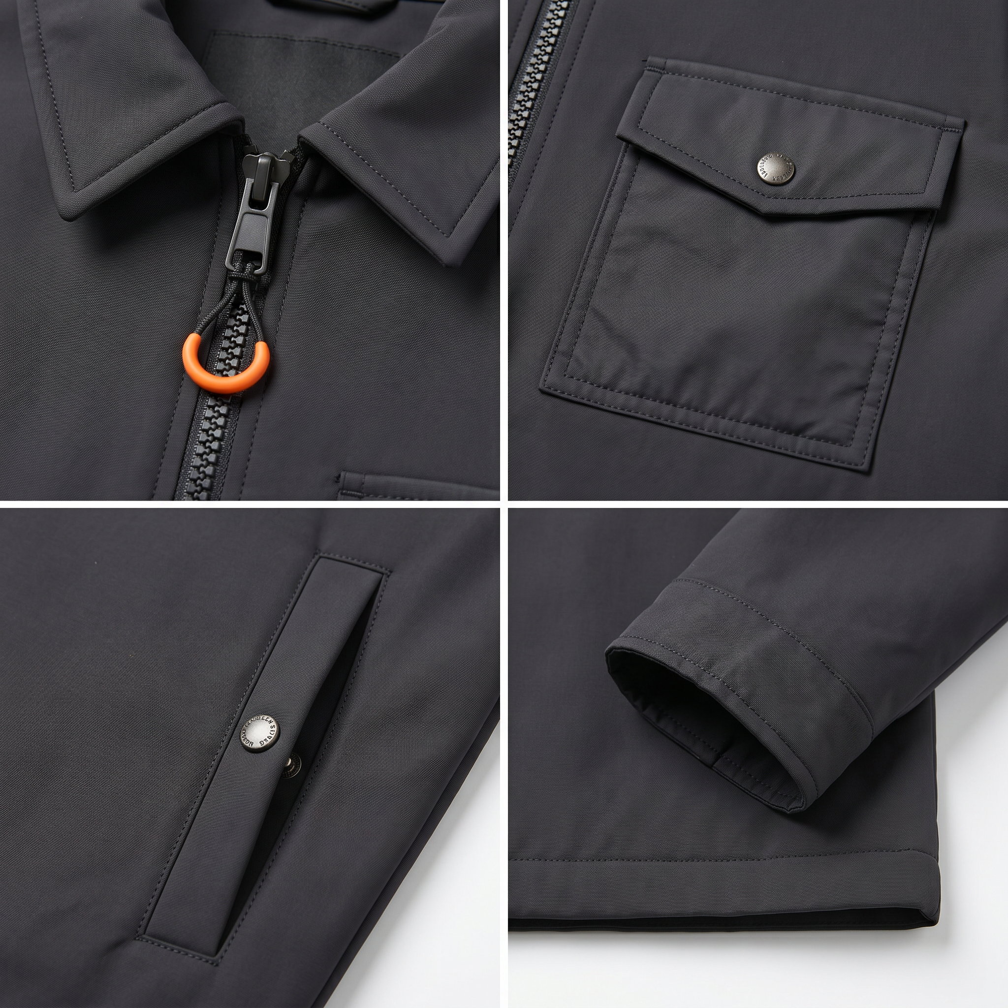 Men’s Two-Tone Shirt Jacket – Hybrid Tailored Fit, All-Day Wearable Water Repellent Urban Outerwear