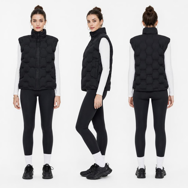 Women Inflatable Air Insulated Vest | Down-Free Adjustable Warmth Gilet for Equestrian & Outdoor