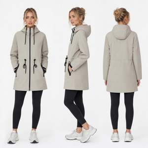 Women’s 3-in-1 Waterproof Raincoat with Detachable Padded Vest 