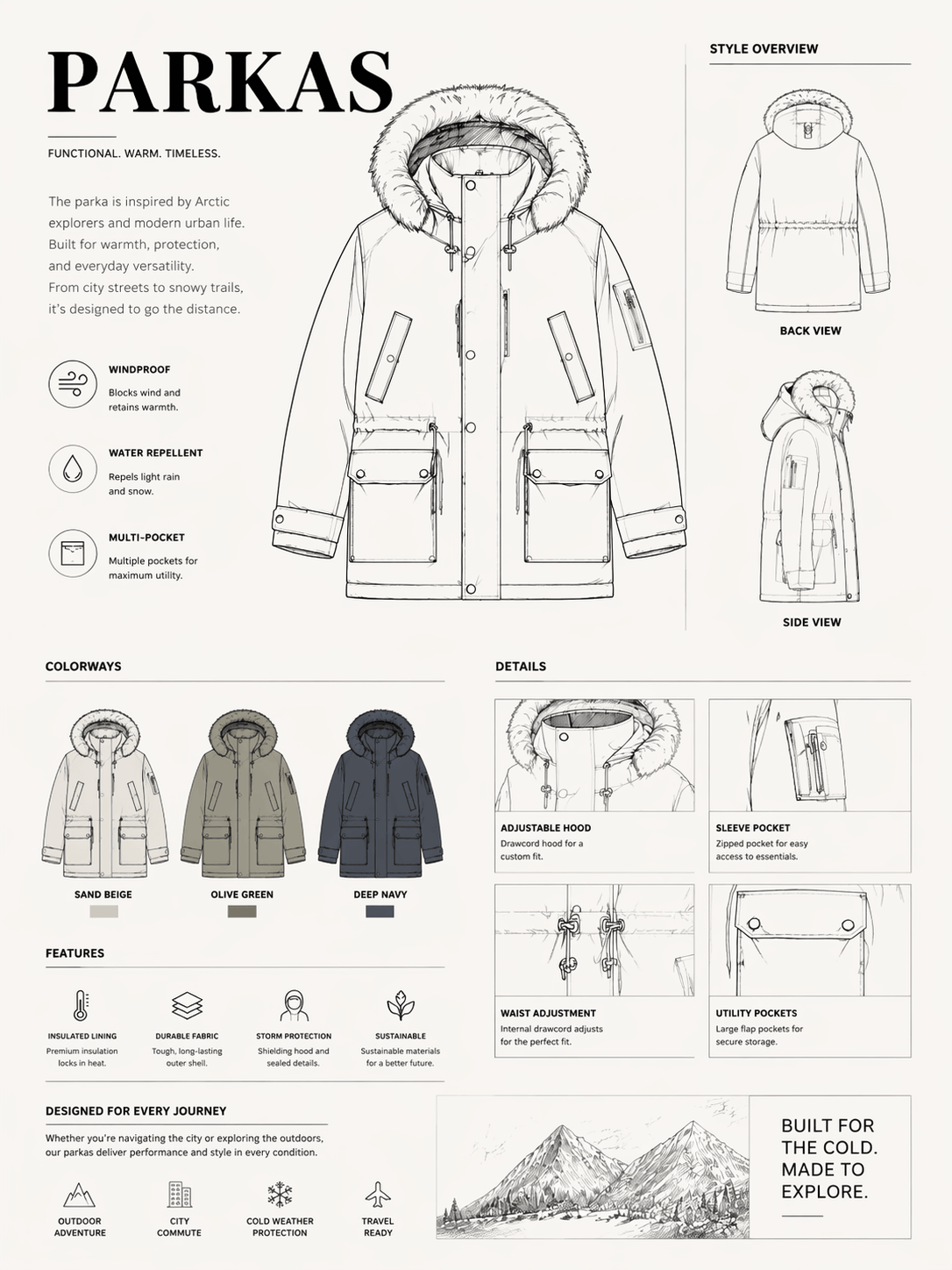 Parka vs chaqueta: cu&aacute;l es la diferencia (y cu&aacute;l fabricar)
